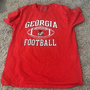georgia bulldog tshirt, worn 1 time